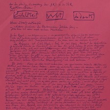 Horst Janssen poster complaint