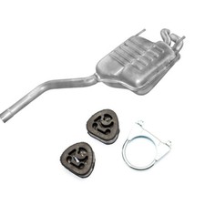 Endtopf + Mont.  Auspuff für Mercedes W202  C-Klasse 2.0 2.2 Limo  06/93-12/96