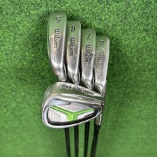 WILSON Vector Eisensatz 5-9 - Herren (Graphit, -0,5 Zoll, Rechts, Firm Flex)