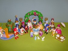 Playmobil Schloss-Märchen-Traumschloss-Bewohner-Rosenbogen-Papageienkäfig