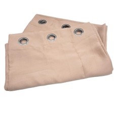 MIULEE Vorhang Gardine Extra Breite Dunkelbeige Blickdicht Ã–sen 200 x 245 cm