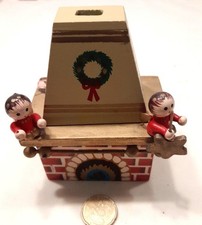 Kamin aus Holz, für Puppenhaus, Puppenstube