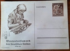 Postkarte Winterhilfswerk  6+4