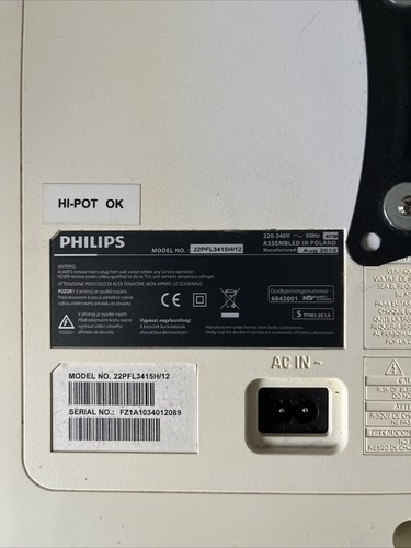 Philips zoll led tv - 22,