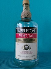 Leer APPLETON SPECIAL 1,75 L Jamaica Rum FL. m. Griff RAR aus USA Seemannsknoten