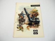 Prospekt Weserhütte W24 Bagger 1961