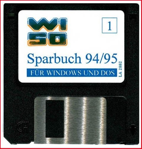 Diskette wiso sparbuch 94 - wiso, 94/95