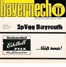 Fussball-Programmheft   75/76