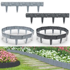 Rasenkante Steinoptik