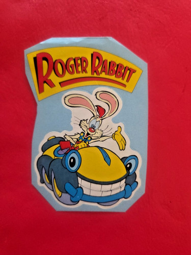 Roger rabbit sticker vintage - roger,