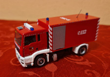 Herpa MAN TGS,Feuerwehr,München,Gerätewagen, Eigenbau,Umbau1:87,H0
