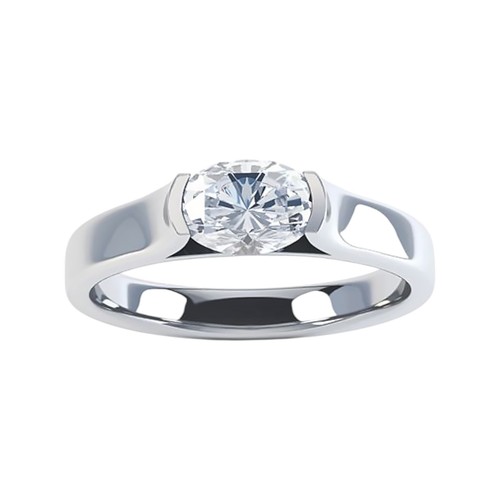 Diamant verlobungsring 14k - verlobungsring,