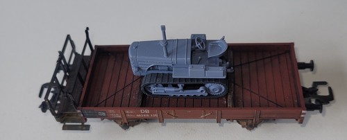 Tillig flachwagen beladen - h0,