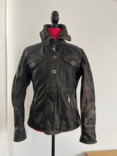 Held, Damen, Motorradjacke Leder Gr. 40, Braun