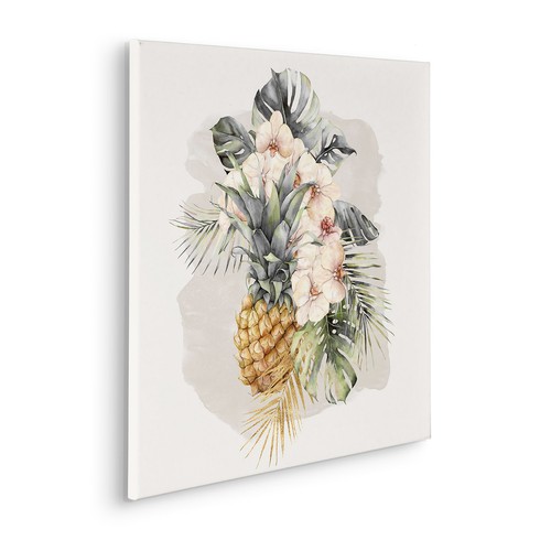 Keilrahmenbild ananas mur - keilrahmenbild,