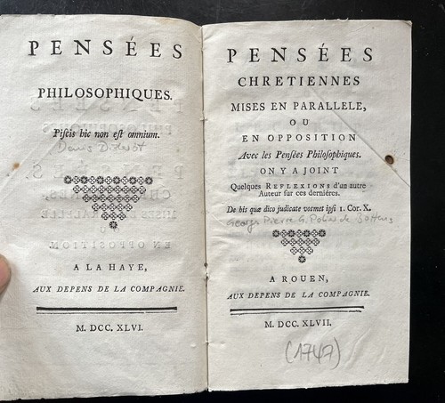 Pensées chretiennes - pensées,