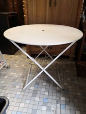 Fermob Dune Gartentisch Tisch Rund vintage Weiß