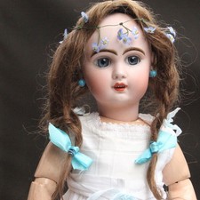 Antike jumeau puppenperücke - jumeau,