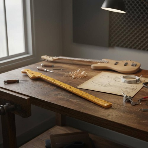 Basswood neck basshals - basswood, neck-basshals