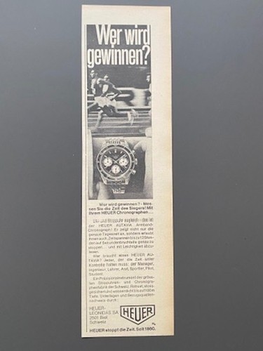 Heuer autavia chronograph - heuer,