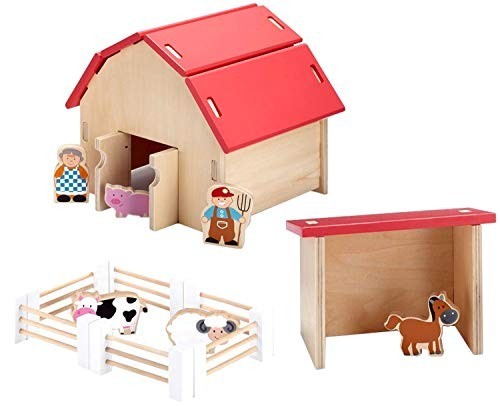 Bauernhof spielzeug holz kit - bauernhof-spielzeug,