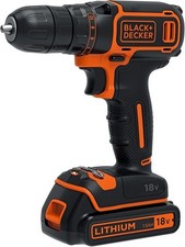 BLACK+DECKER Akku-Bohrschrauber 18 V BDCDC 18 inkl. Akku und Ladegerät 1,5 Ah