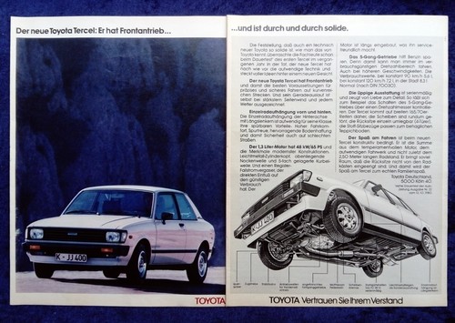 Toyota tercel originale - toyota,