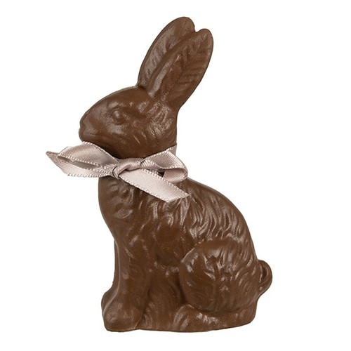 Hase figur schoko braun 10cm - schoko,