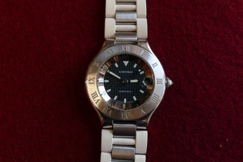 Cartier autoscaph white - -, 21