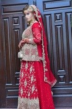 Rotes Brautkleid Lehenga Choli