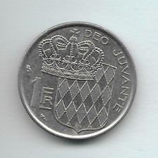 402) MONACO - 1  Franc 1960 / Fürst Rainier III.