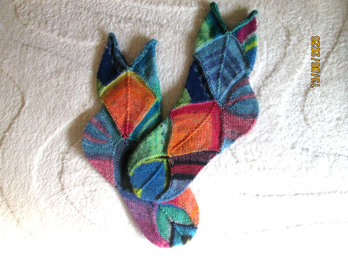 Socken handgestrickt gr - handgestrickt,