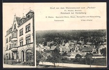 AK Rohrbach bei Heidelberg, Restaurant zum Perkeo, Inh. Fr. Waibel, Villen-Vier 