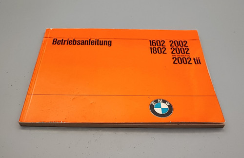 Bmw betriebsanleitung 1602 - bmw,