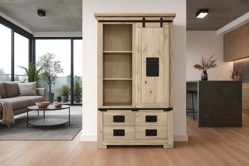 Highboard vitrine akazie - highboard,