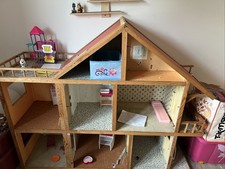 Puppenhaus Alles Eigenbau Holz mit Beleuchtung Nur Abholung