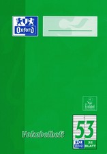 OXFORD Vokabelheft DIN A6 2 Spalten liniert