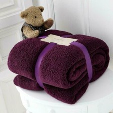 Luxus Teddy Fleece Überwürfe