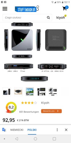 Smart box 4k kolor - smart, ,4k