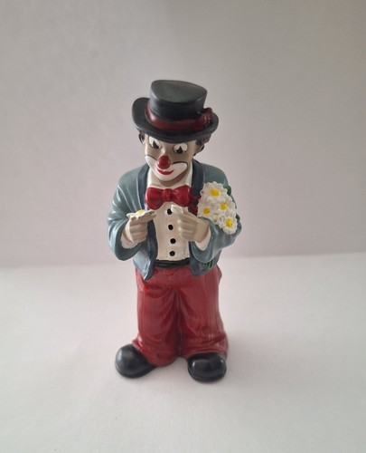 Gilde clown mit blumenstrauß - gilde,