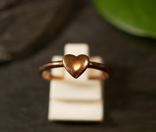Hübscher 925 Sterling Silber Ring Signiert RNG Herz Liebe Love Rosevergoldet