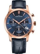 Claude Bernard 10231-37R-BUIR Damenuhr Classic Chronograph 35mm 5ATM