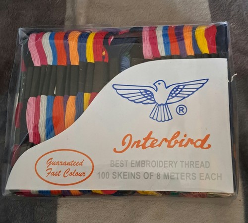 Stickgarnset 100 stück 8g - stickgarnset, je