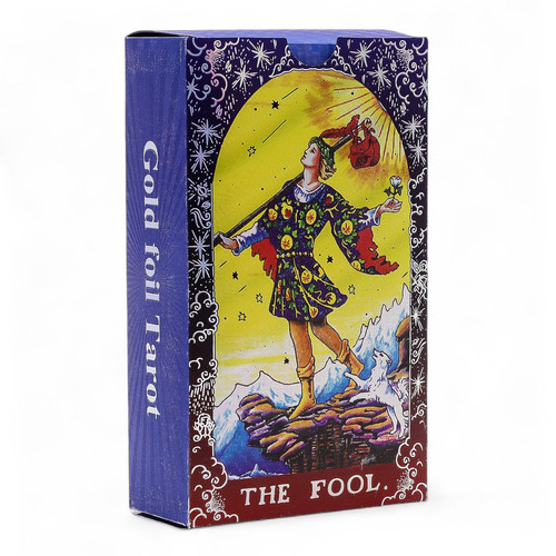 Tarot karten deck mandala - karten, blau