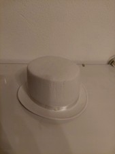 Pierrot Hut Harlequin Pantomime, Schwarz und Weiß, Zylinder, Karneval