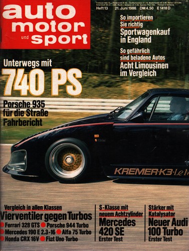 Zeitschrift auto motor und - motor,