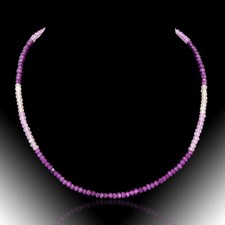 BAILYSBEADS rosa Danburit Lavendelquarz violetter Anhydrit Kette Halskette Z001