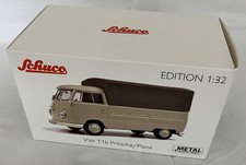 Schuco Edition 1:32 450785100: VW T1b Pritschenwagen mit Plane, beige/grau