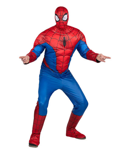 Spider man kostüm mit muskeln - mit,