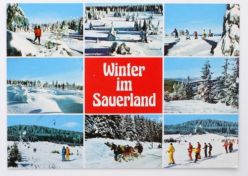 Postkarte winter im - postkarte,